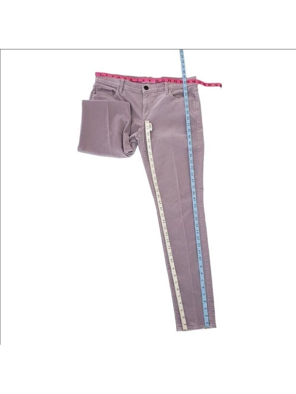 Ann Taylor LOFT Modern Skinny Corduroy Pants Size 10 Mauve Lavender - Picture 8 of 9